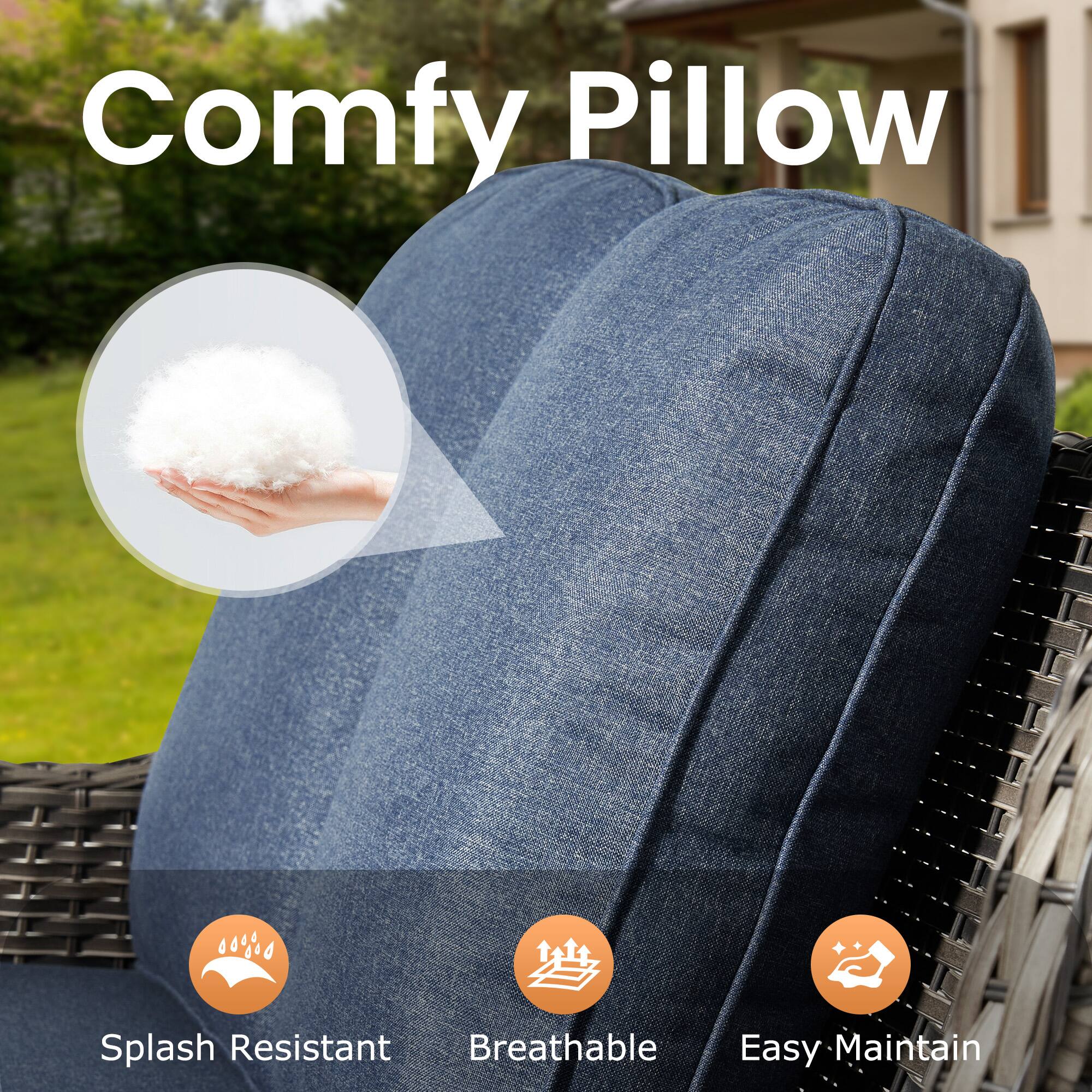 Comfy Pillow

- Splash Resistant
- Breathable
- Easy Maintain