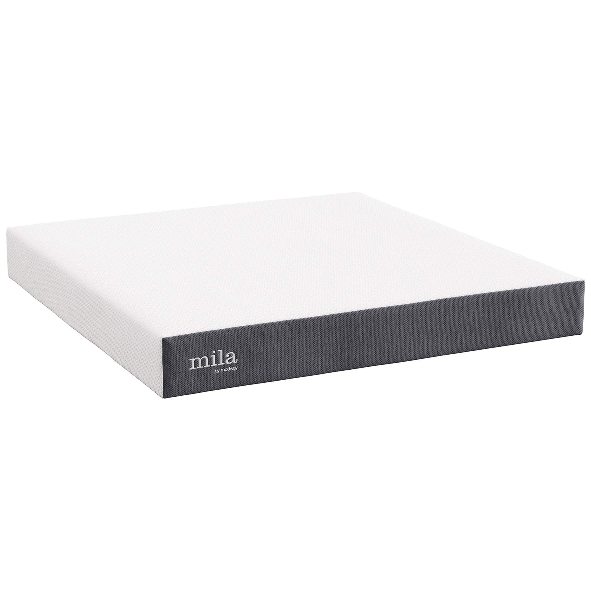 Mila 10" King Mattress by Modway - White