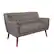 Alt View Zoom 3. OSP Home Furnishings - Mill Lane Chair and Loveseat Set - Cement.