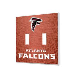 Keyscaper - Atlanta Falcons Football Design Double Toggle Light Switch Plate - Multicolor