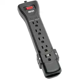 Tripp Lite - By Eaton Super725b Protect It! 2,160-joules Surge Protector, 7 Outlets, 25-ft. Cord, Super725b - Black