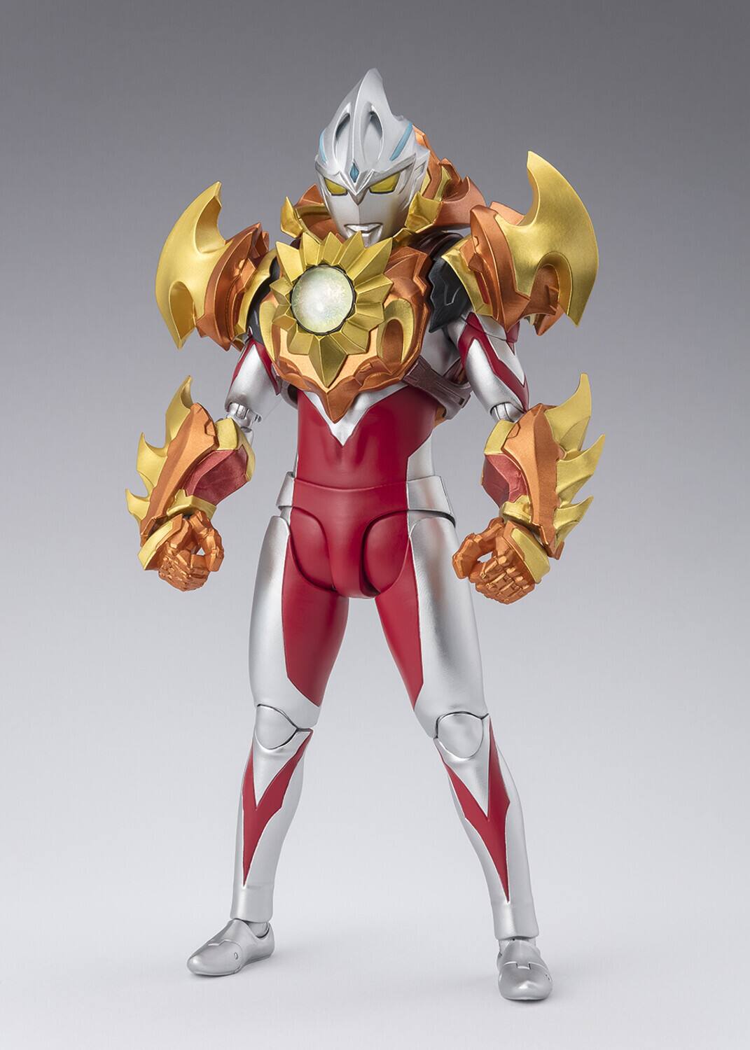 Alt View 2. Bandai - Tamashii Nations - Ultraman Arc - S.H.Figuarts - Solis Armor   - Collectibles - Multicolor.