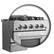 Alt View 6. Forno Appliances - 24 in. Wide 4 burner Breno 2.3 Cu. Ft. Freestanding Gas Convection Range with Storage Drawer - Silver.