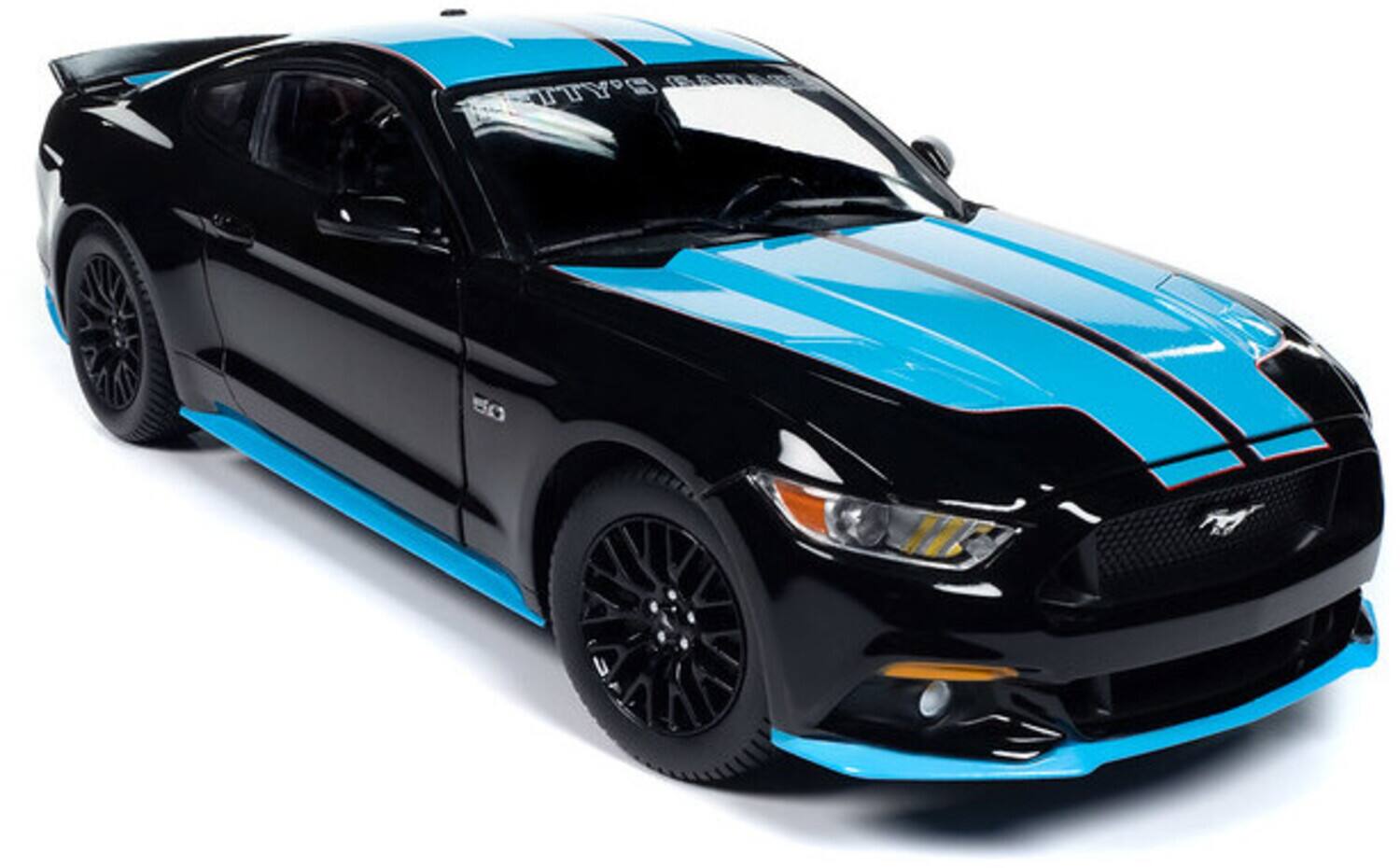 Alt View 3. PopMarket - Richard Petty - Auto World 2016 Ford Mustang Petty's Garage - Black 1/18 Scale Diecast   - COLLECTIBLES - Multicolor.