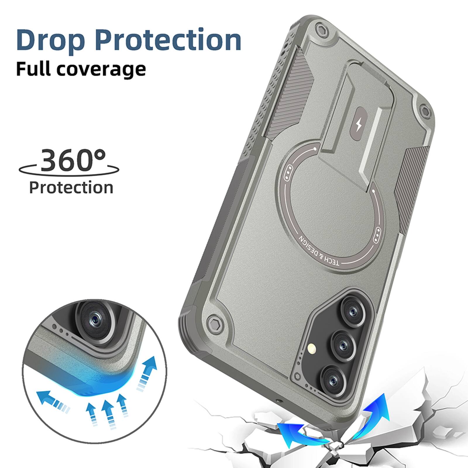 Drop Protection  
Full coverage  
360° Protection