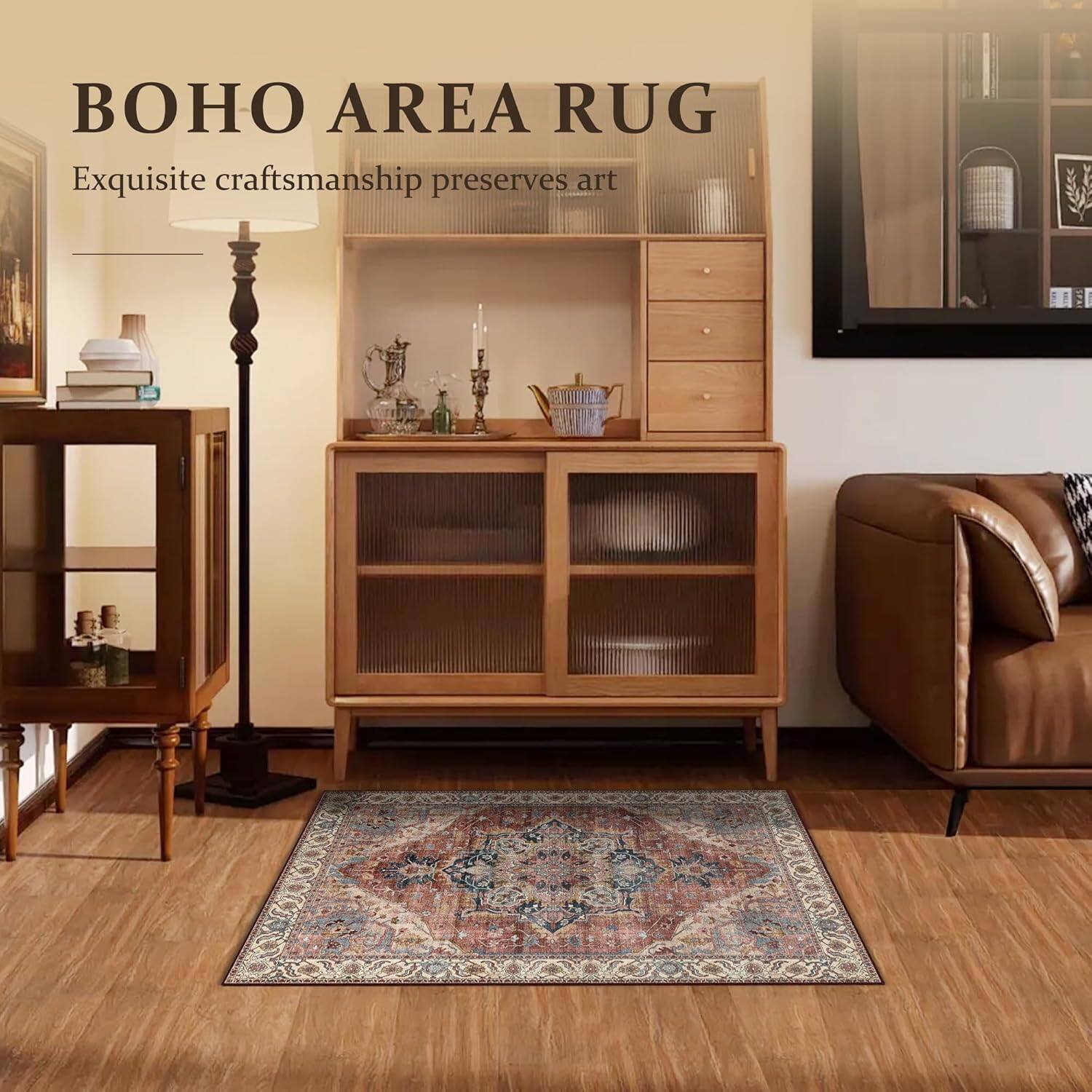 BOHO AREA RUG  
Exquisite craftsmanship preserves art