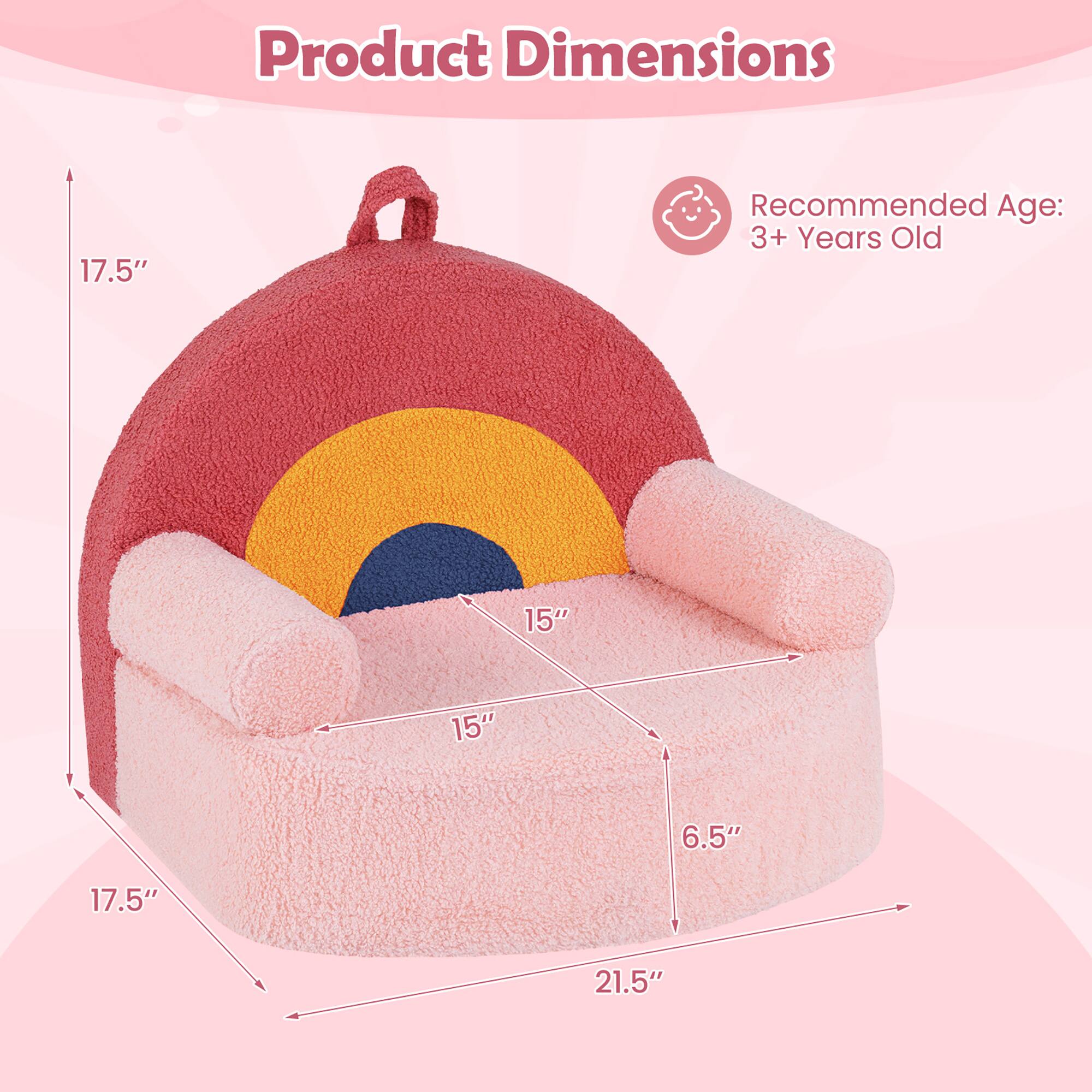 Product Dimensions: 17.5" x 15" x 15" x 6.5" x 21.5"  
Recommended Age: 3+ Years Old