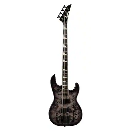 Front. Jackson - Jackson JS Series Concert Bass CB JS3P Bass Guitar - Transparent Black.