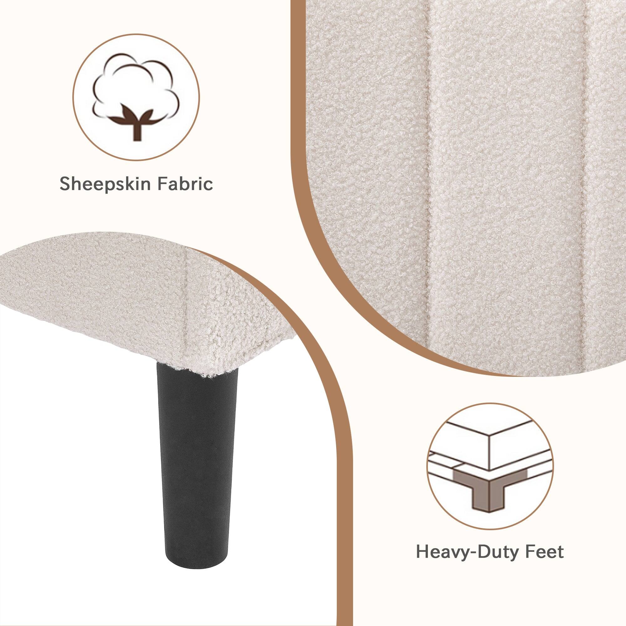 Sheepskin Fabric  
Heavy-Duty Feet