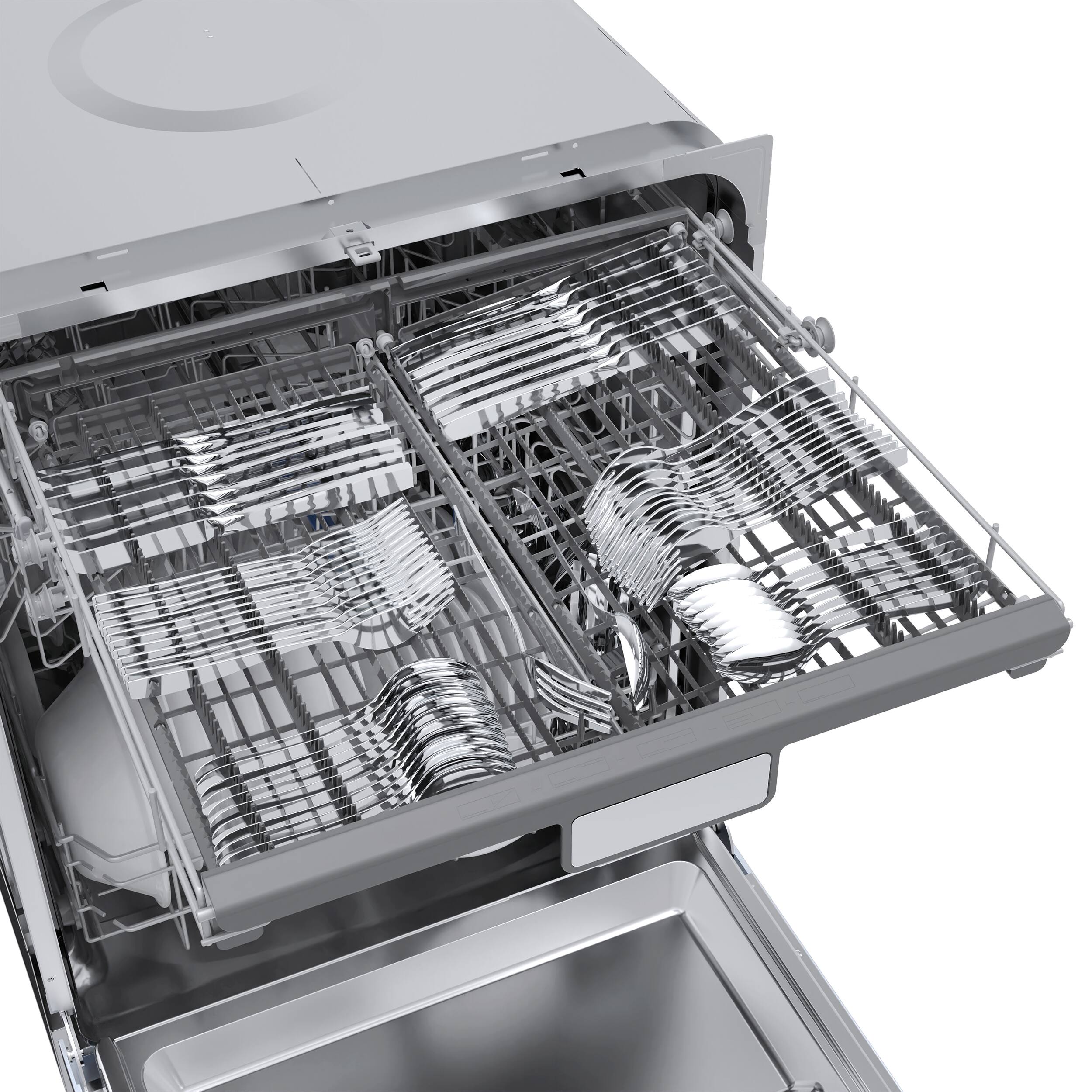 Alt View 8. Forno Appliances - Rivestito 24 Inch Top Control Built-In Panel Ready Dishwasher with Stainless Steel Interior, 45 dBA - Stainless steel.