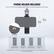 **PHONE HOLDER INCLUDED**
The 2.3"~4.1"/5.8~10.3cm widened phone holder for most smartphones on the market.
- Max. 4.1" (10.3cm)
- Min. 2.3" (5.8cm)
- 1/4" screw
Compatible With:
- iPhone 16 Pro Max
- iPhone 16
- Samsung S24 Ultra
- Samsung Galaxy S24 S23 S22 Ultra
- Huawei
- Pixel 8 7 Pro
- and more smartphone models.
Compatible with iPhone 16 15 14 13 Pro Max Plus Mini Samsung Galaxy S24 S23 S22 Ultra Huawei Pixel 8 7 Pro and more smartphone models.
