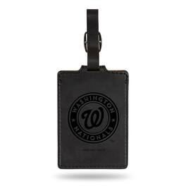 Jardine - Washington Nationals Ultra Suede Luggage Tag - Black