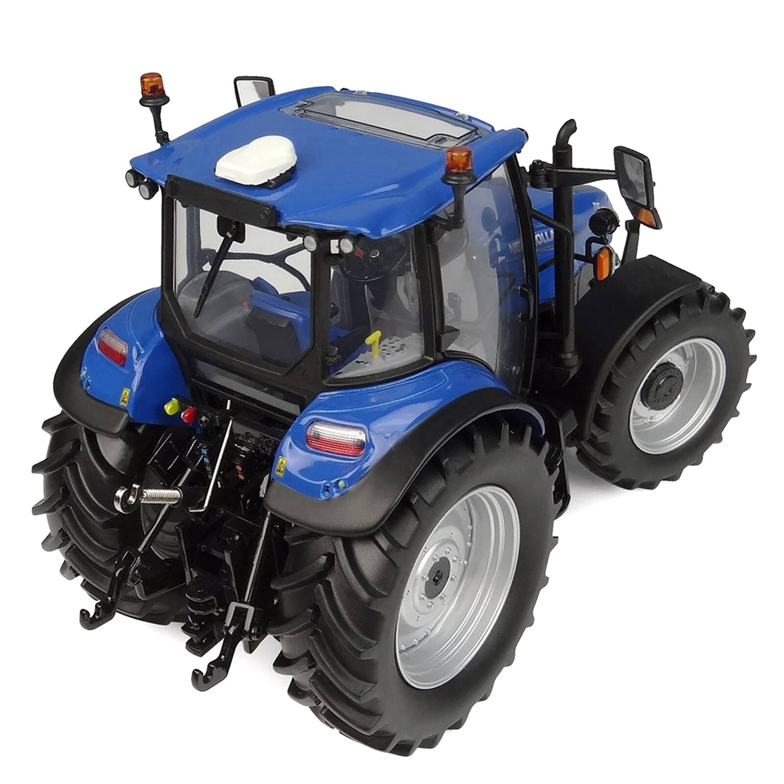 Alt View 3. Universal Hobbies - New Holland T5.120 Tractor Dynamic Blue 1/32 Diecast Model by Universal Hobbies.