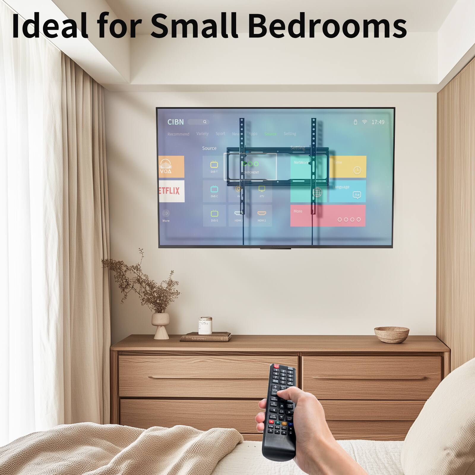 Ideal for Small Bedrooms

CIBN
Recommend Variety Sport News
Source
VOA
NETFLIX
More

17:49