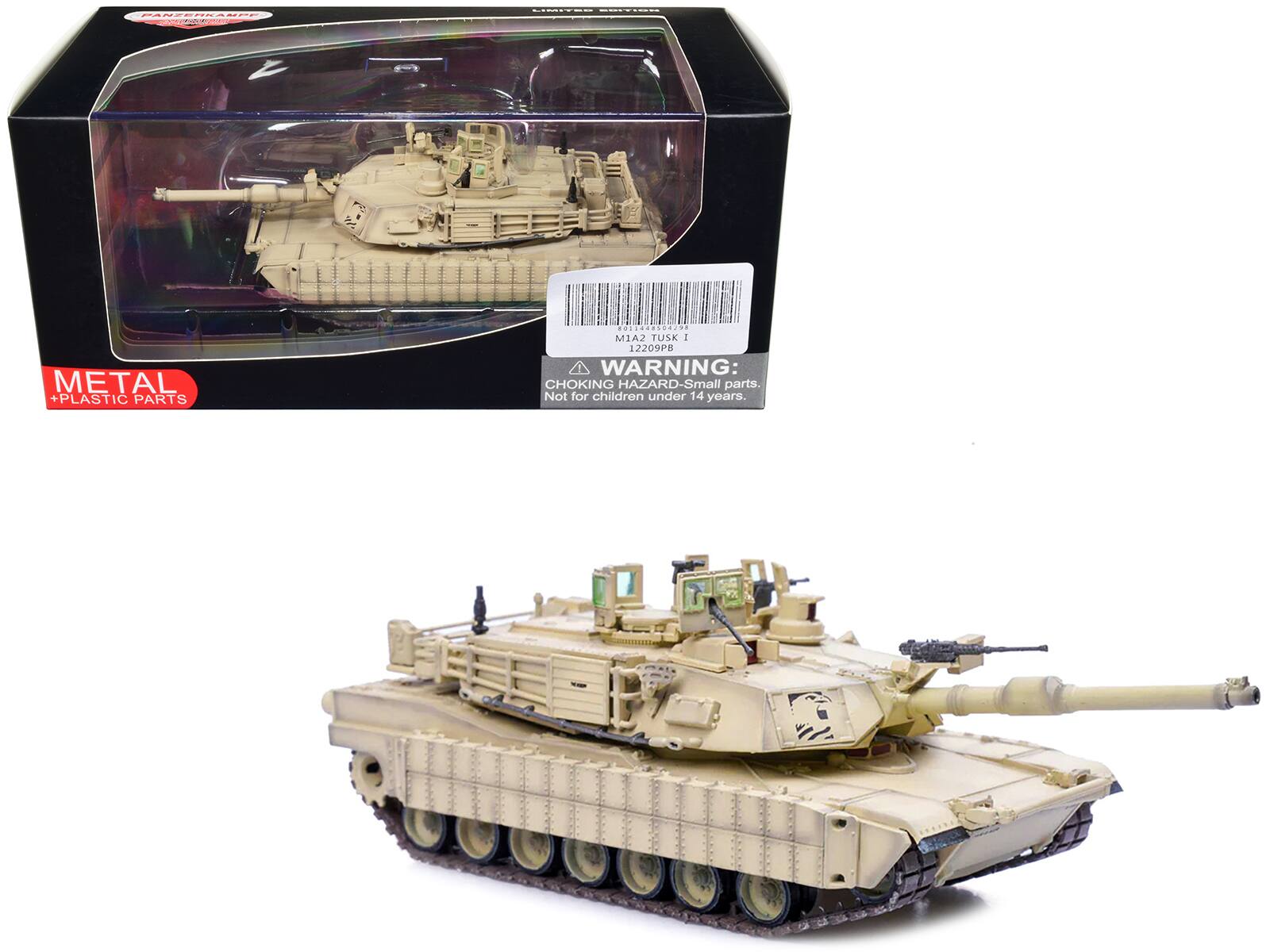 General Dynamics M1A2 Abrams TUSK Tank "US Army – Iraq" (2011) "Armor Premium" Series 1/72 Diecast Model by Panzerkampf