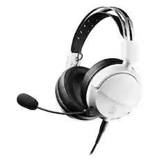 Front. Audio-Technica - Audio-Technica ATH-GL3 Closed-Back High-Fidelity Gaming Headset - White.