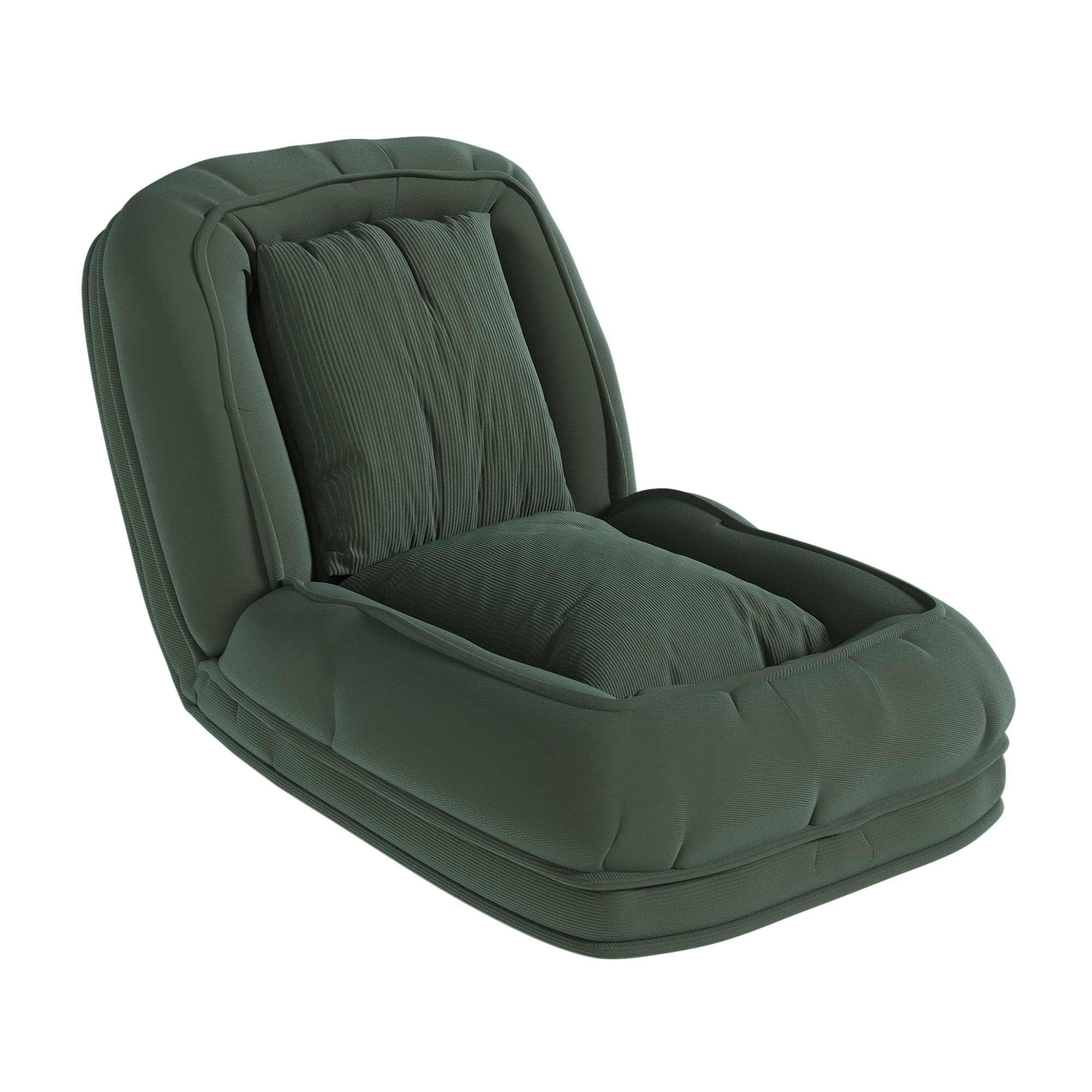 GOODSILO - Upholstered Foldable Adjustable Sofa Bed with Pillows for Adults and Pets - Green