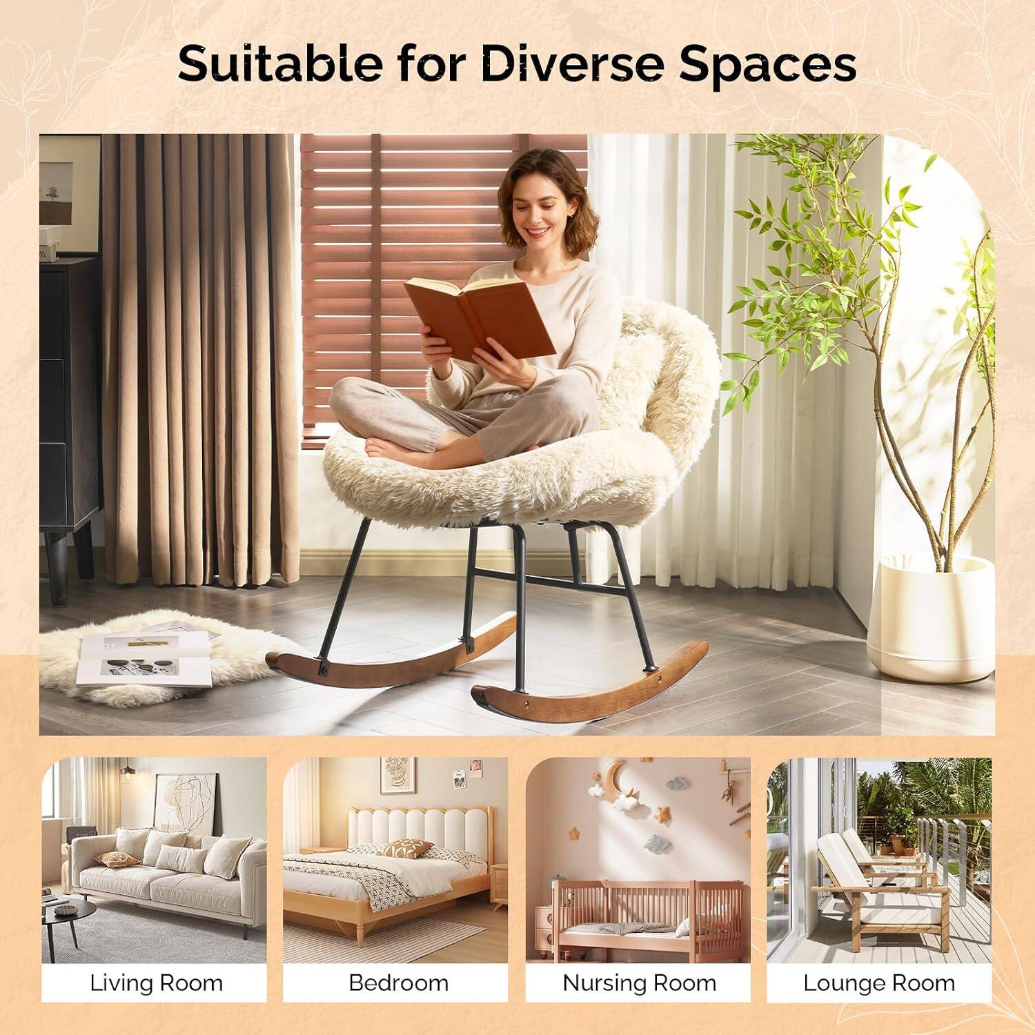 Suitable for Diverse Spaces

Living Room
Bedroom
Nursing Room
Lounge Room