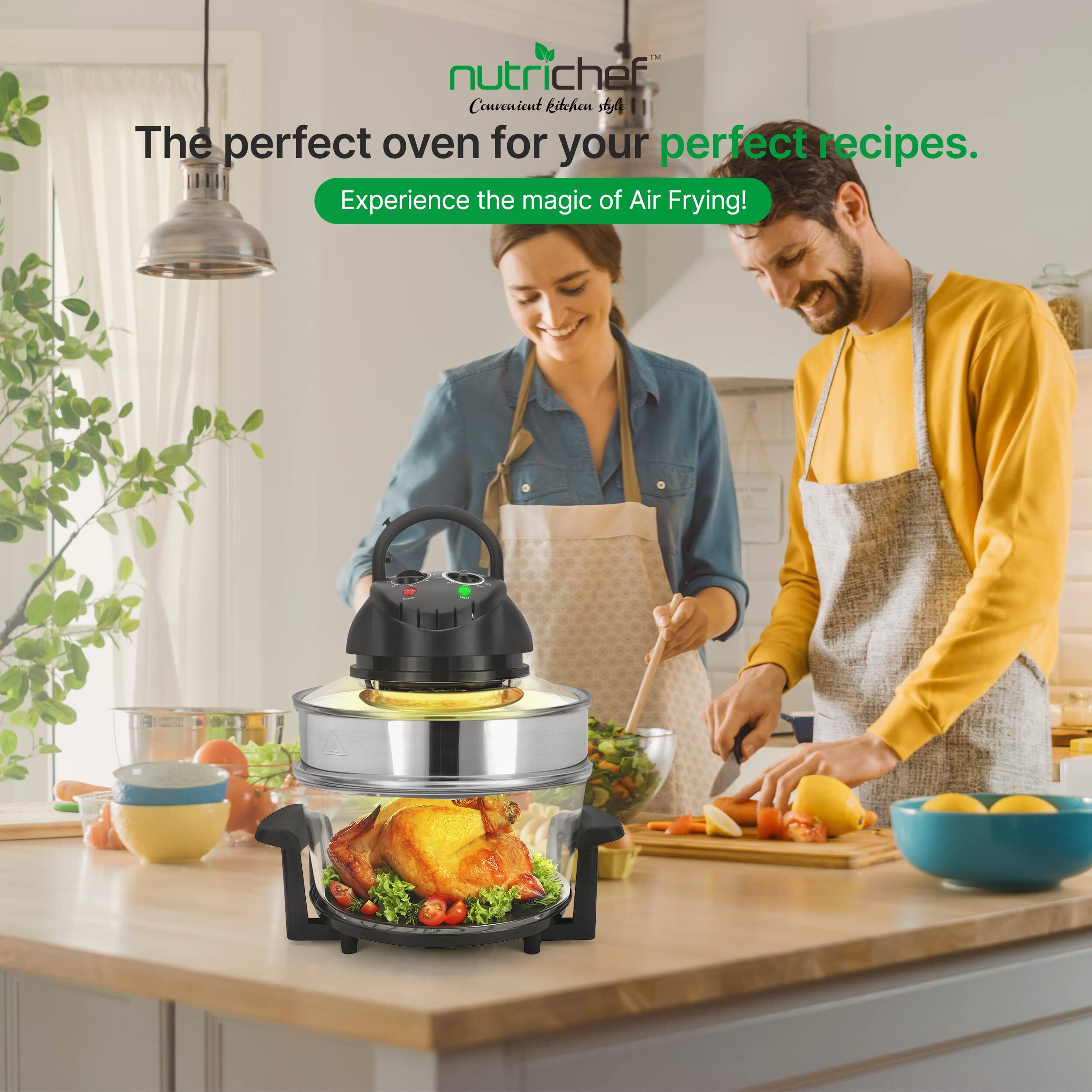 2 nutrichef Convenient kitchen s64  
The perfect oven for your perfect recipes.  
Experience the magic of Air Frying!