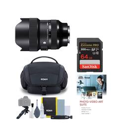 Sigma - 14-24mm f/2.8 DG DN Art Lens for Sony E-Mount with Accessory Bundle