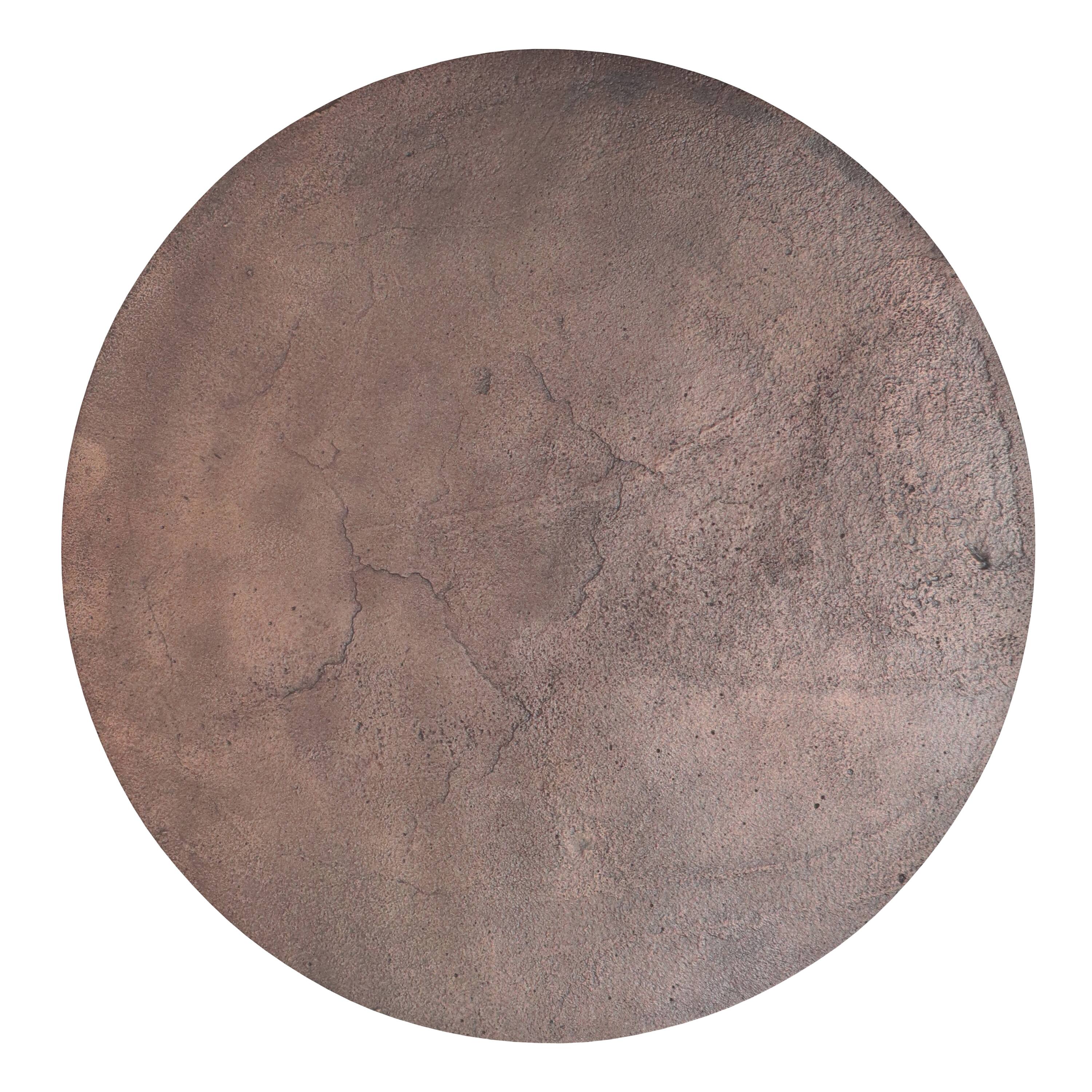 Back. Simpli Home - Morris 16.5 inch Wide Contemporary Metal Accent Table in Antique Silver Cast Aluminum, Assembled - Antique Copper.