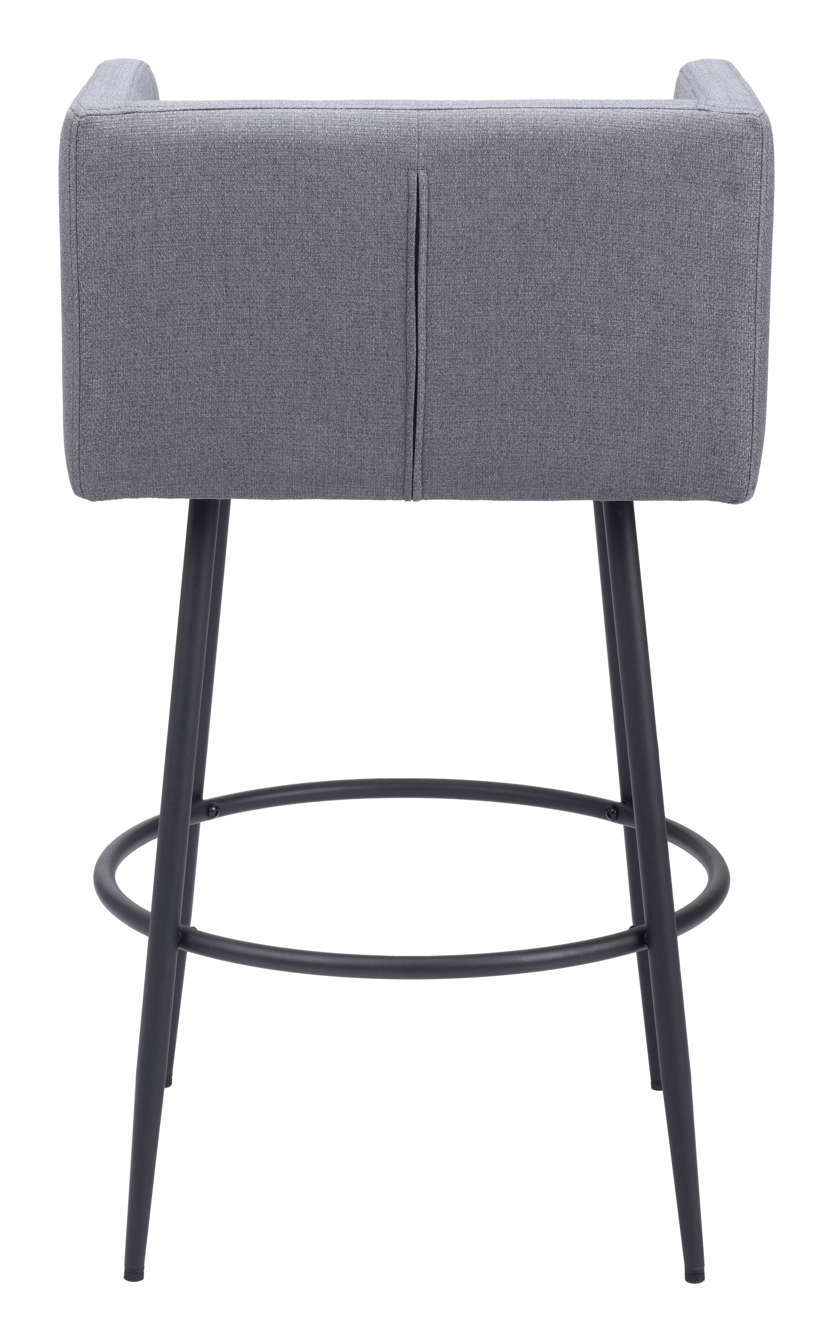 Alt View 2. Hivvago - Horbat Barstool (Set of 2) Gray - Gray.