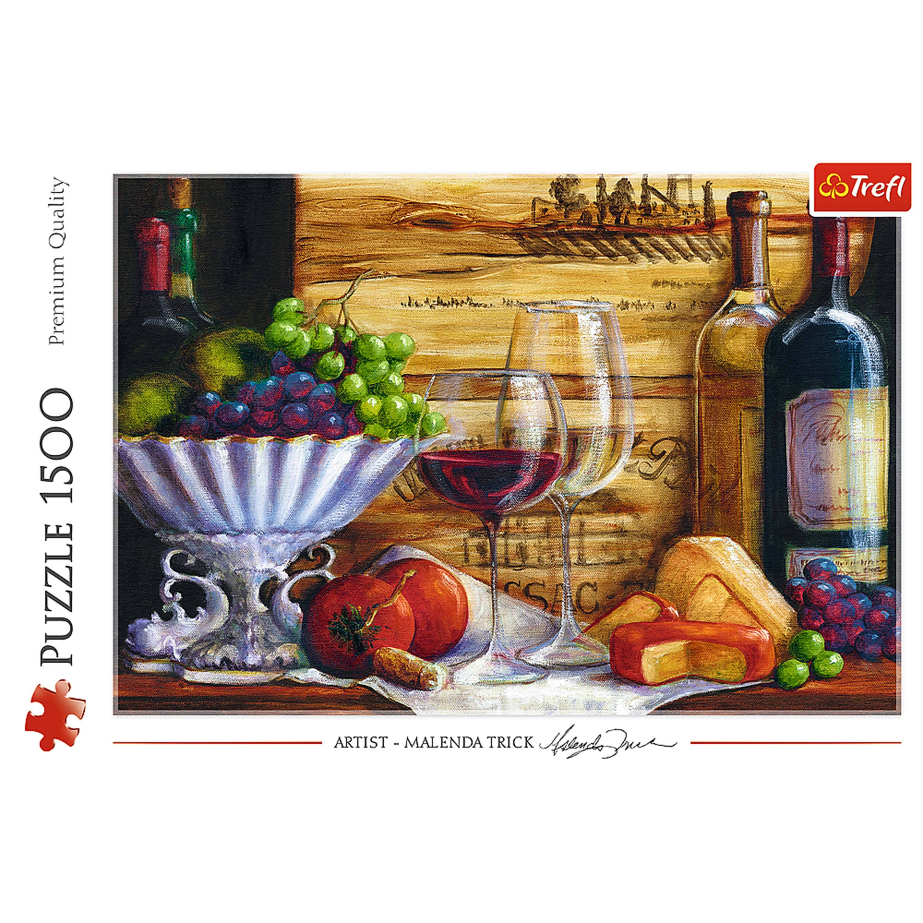 Quality Premium 1500 PUZZLE  
D0NL SAC  
ARTIST - MALENDA TRICK  
J S  
Trefl  

Premium Quality  
PUZZLE 1500  

ARTIST - MALENDA TRICK  
Alexandra Jurek  

Trefl