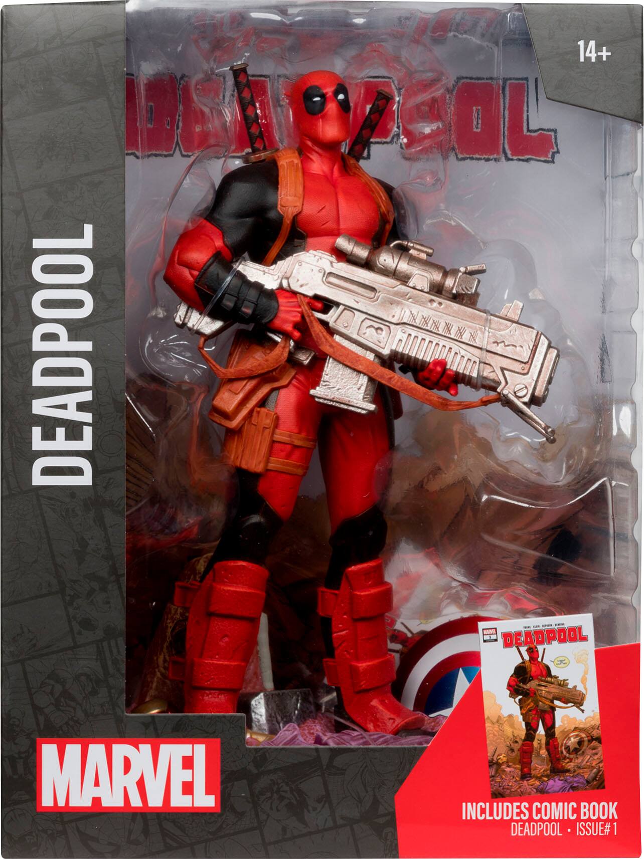 14+ pages/eaL DEADPOOL ISSUE# 1 - DEADPOOL MARVEL INCLUDES COMIC BOOK DEADPOOL ISSUE# 1