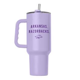 Logo Brands - Arkansas Razorbacks 40oz. Lavender Soft Touch Tumbler - Multicolor