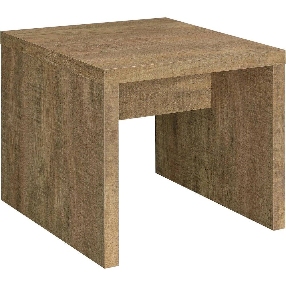 Angle. Coaster Co. of America - Lynette 3-piece Rectangular Coffee and End Table Set Mango - Mango.