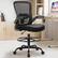 Alt View 3. KERDOM - High Back Drafting Chair Ergonomic Tall Office Chair With Lumbar Support Breathable Mesh Painting Chair, Flip-up Armrest - Black.