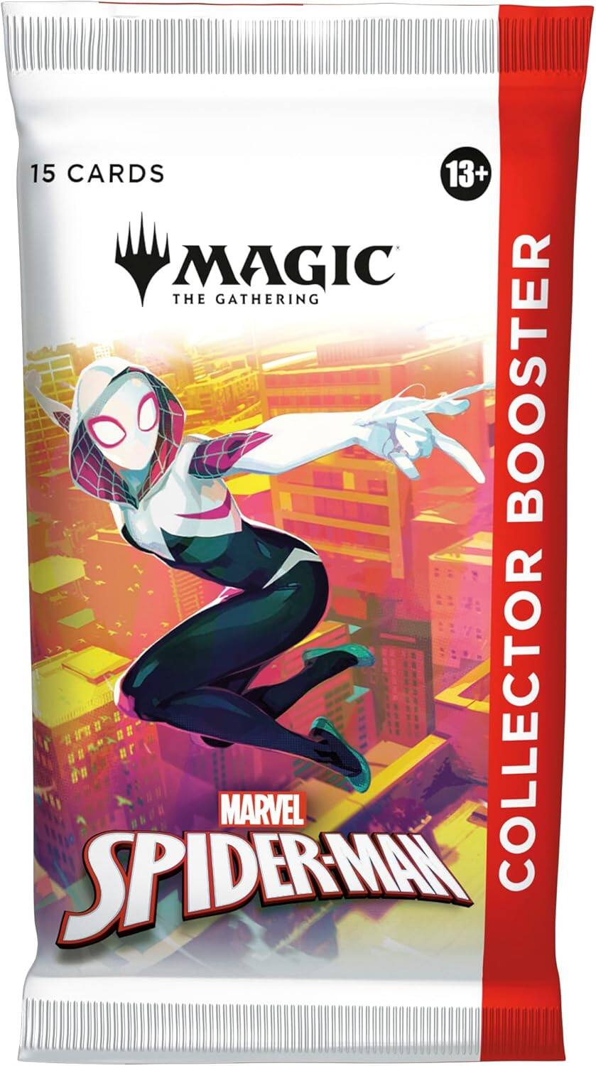 15 CARDS 13+ MAGIC THE GATHERING BOOSTER SPIDER-MAN COLLECTOR