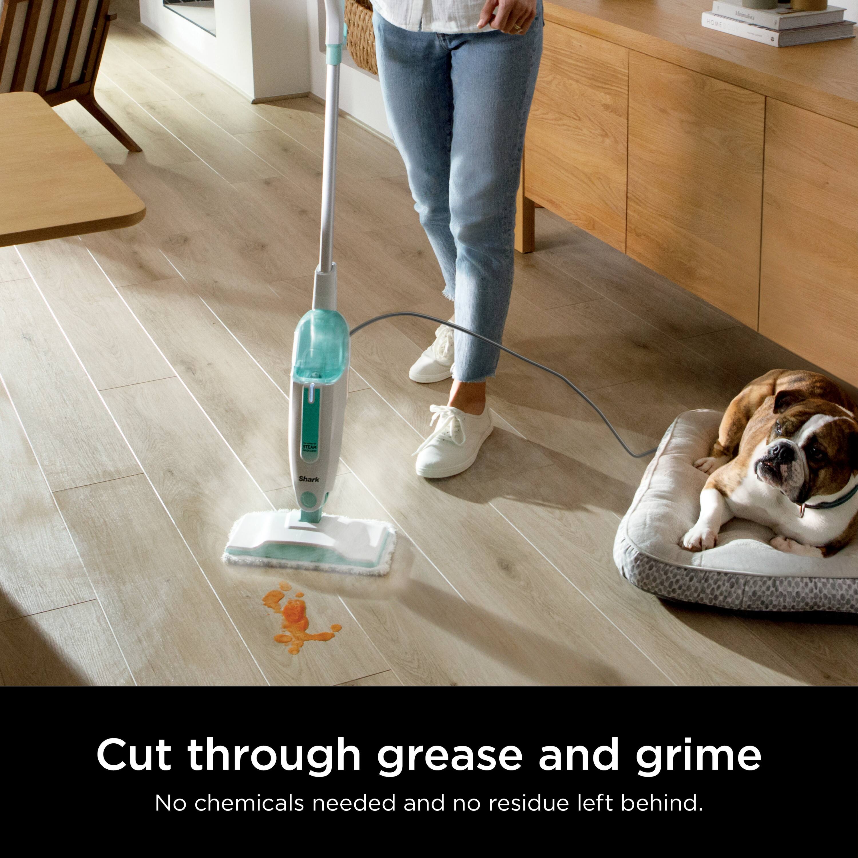 Cut through grease and grime  
No chemicals needed and no residue left behind.