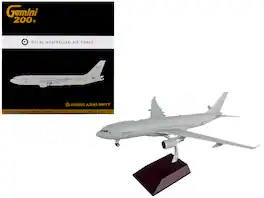 GeminiJets - Airbus A330 MRTT Tanker Aircraft Royal Australian Air Force Gemini 200 Series 1/200 Diecast Model Airplane - Gray