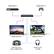 HDMI INPUT 1, HDMI INPUT 2, HDMI OUTPUT 1, HDMI OUTPUT 2, OPTICAL OUT RCA COMPOSITE, AUDIO OUT 3.5 MM