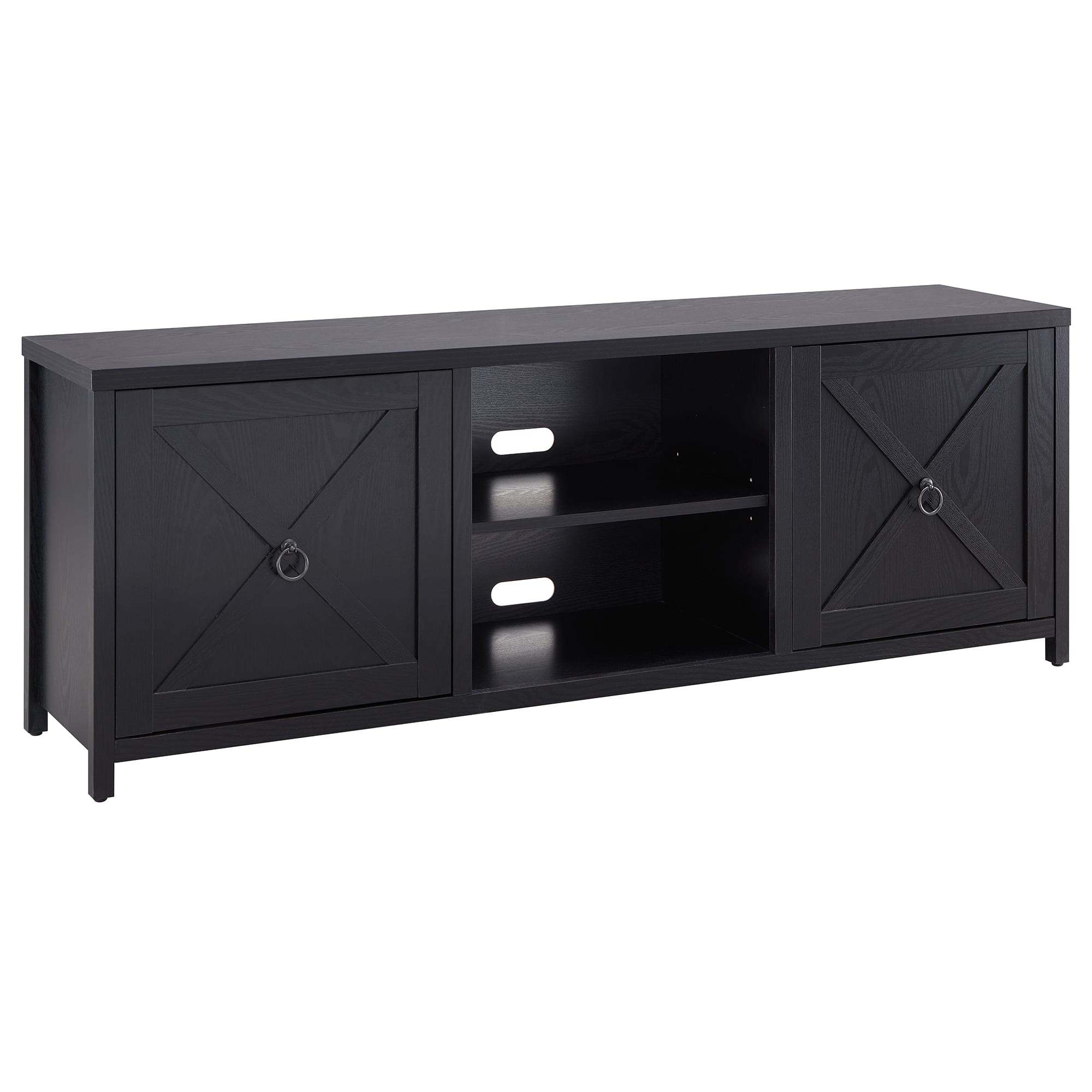 Angle. Camden&Wells - Granger TV Stand for Most TVs up to 75" - Black Grain.
