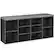 Front. Costway - Entryway Padded Shoe Storage Bench 10-Cube Organizer Bench Adjustable Grey - Grey.