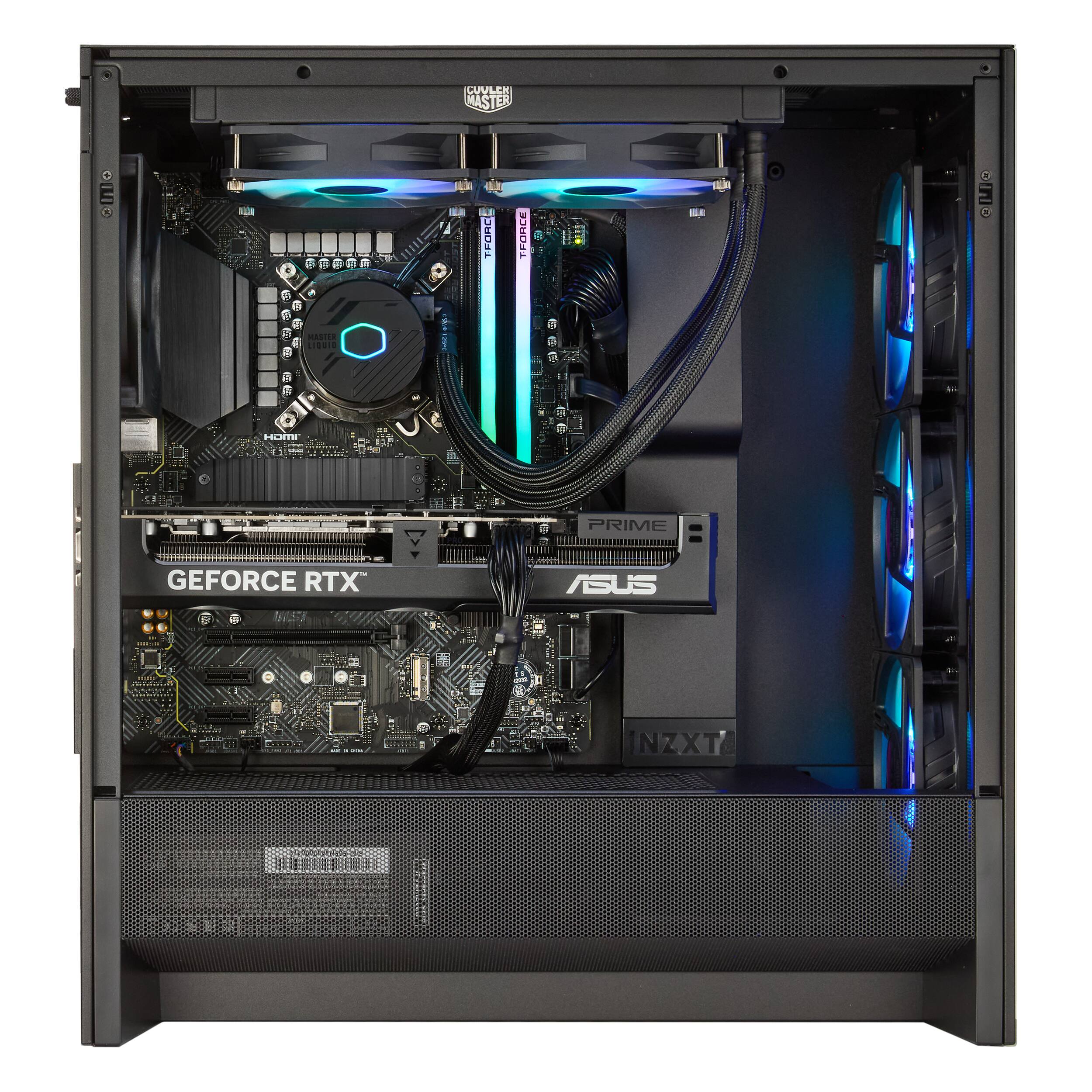 CUVECE MASTER ino E : TFORCE In a MASTLR TIORIO : PLOTH PRIME GEFORCE RTX N ASUS - aNal NZXT