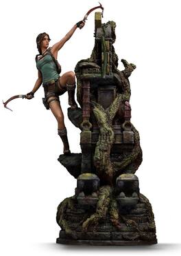 Iron Studios - Tomb Raider - Deluxe Art Scale 1/10 - Lara Croft Statue - COLLECTIBLES - Multicolor