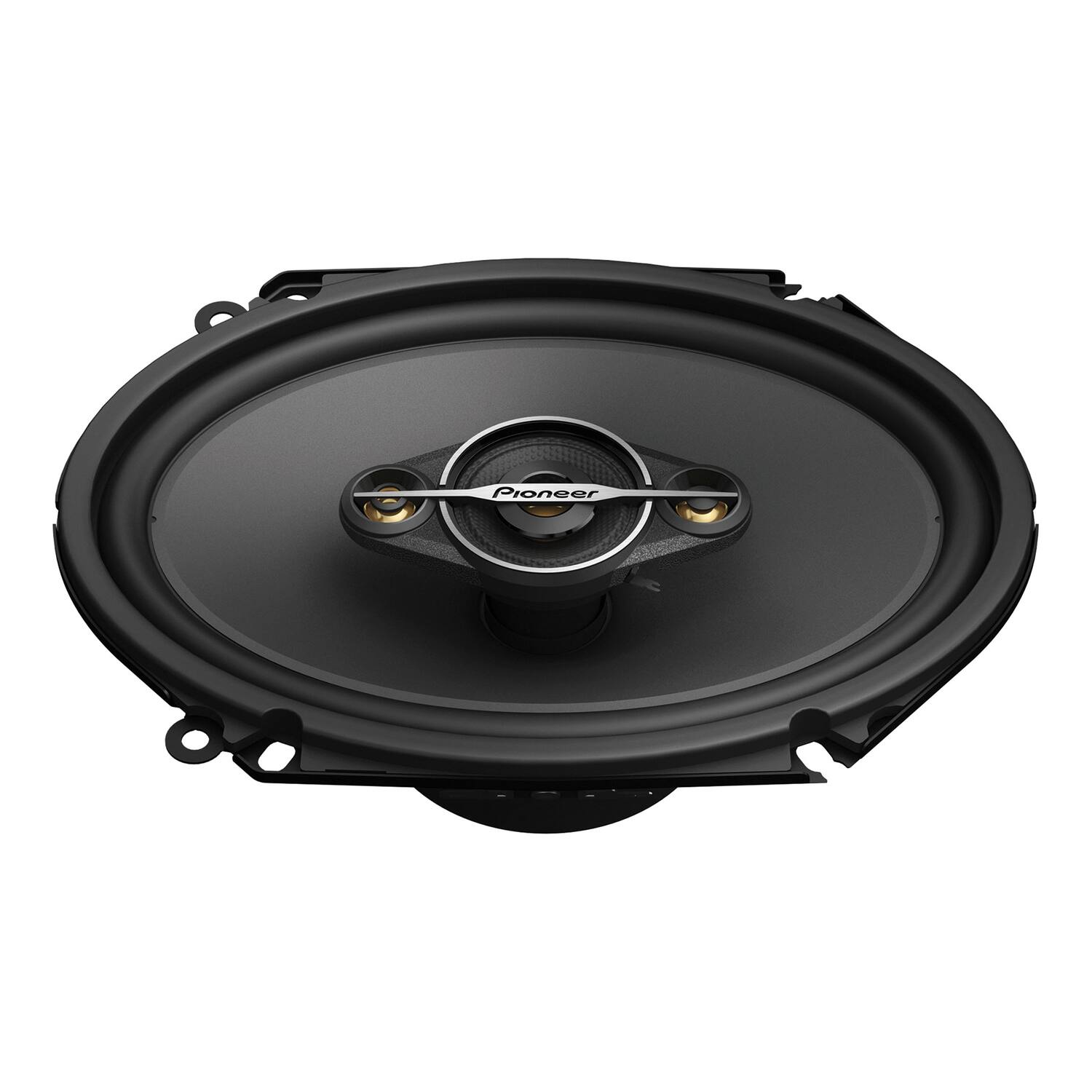 Alt View 1. Pioneer - TS-A6881F 6" x 8" 350W 4-Way Full-Range Coaxial Speakers, Max Power, 2 Pack - Black.