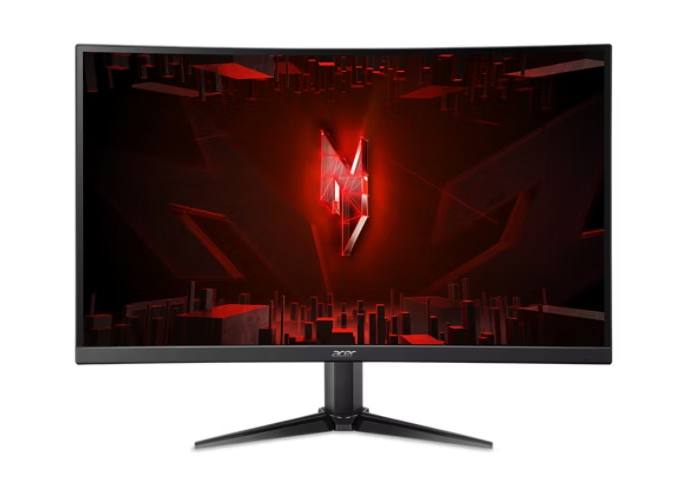 Front. Acer - Acer Nitro ED1 ED271 X3 27In Full HD Curved VA Gaming Monitor 180Hz 1920x1080 - Black.