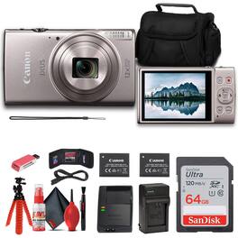 Canon - PowerShot IXUS 285 HS Digital Camera (Silver) + NB11L Battery + More (International Version)