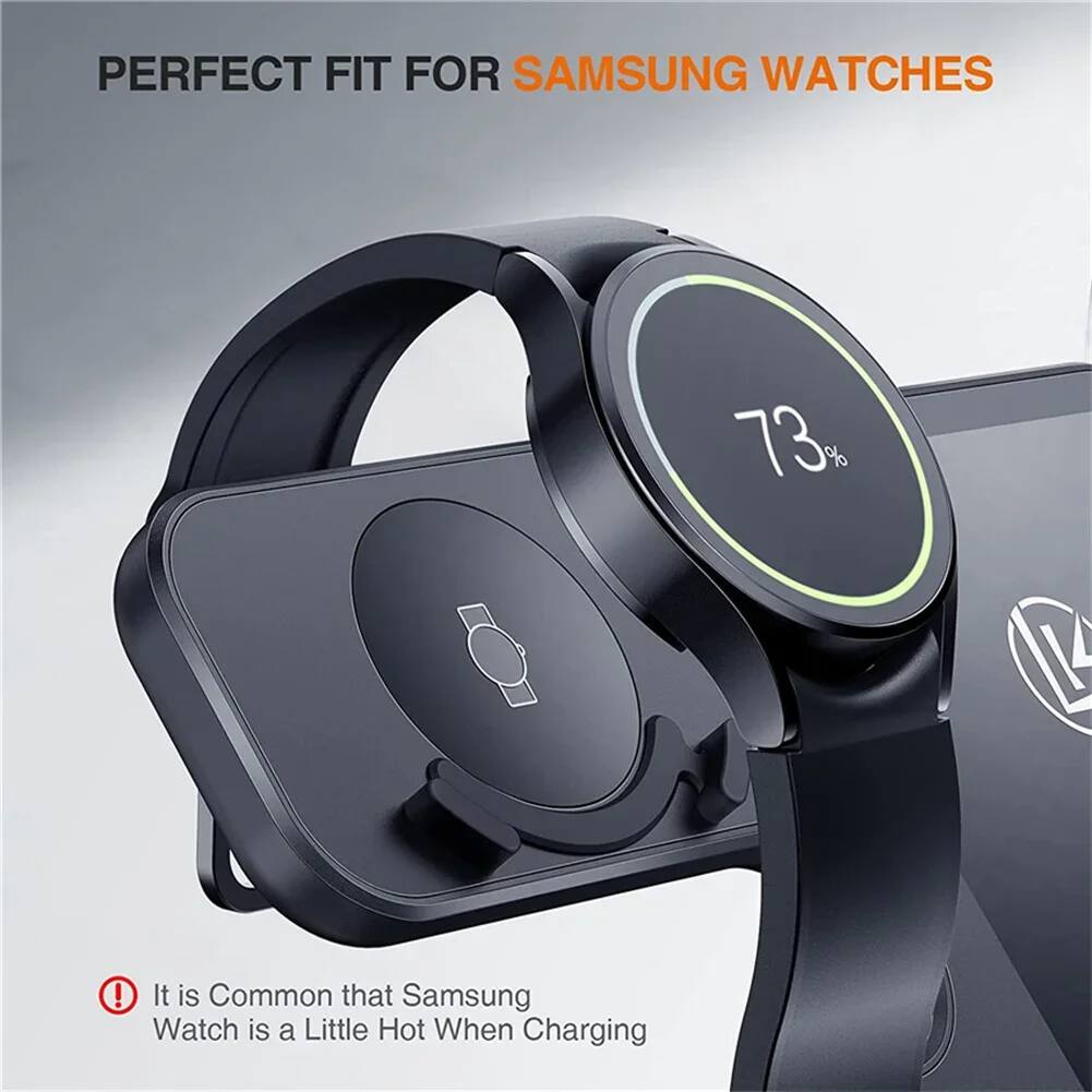 PERFECT FIT FOR SAMSUNG WATCHES

73%

It is common that Samsung Watch is a little hot when charging.