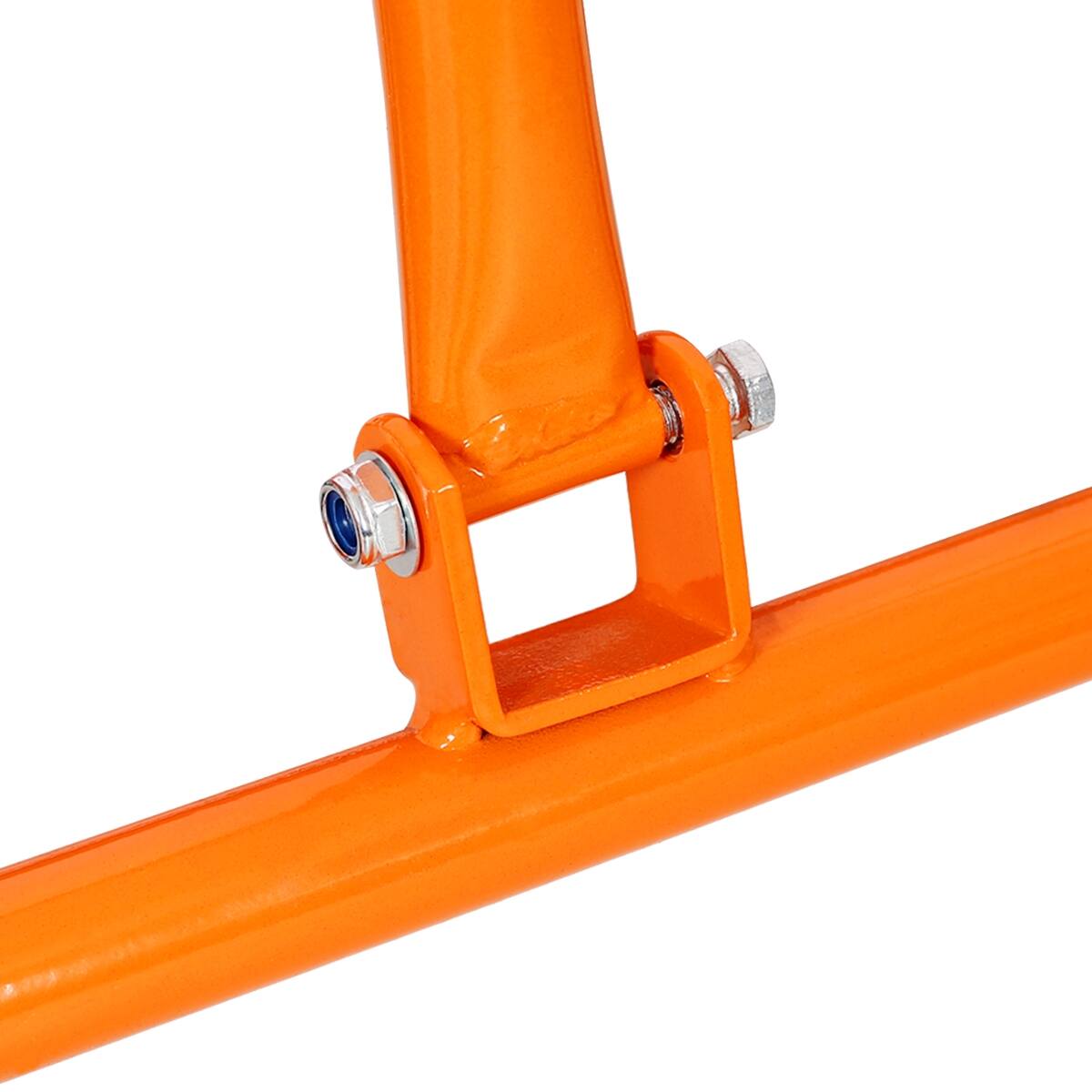 Alt View 1. Ropilly - Ropilly Heavy Duty Drywall Sheet Cart, 2400 lb Panel Dolly with Steel Frame and Swivel Rubber Wheels - Orange.