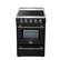 Alt View 4. Forno Appliances - Loiano 2.3 Cu. Ft. Freestanding Electric Range with Storage Drawer - Black.
