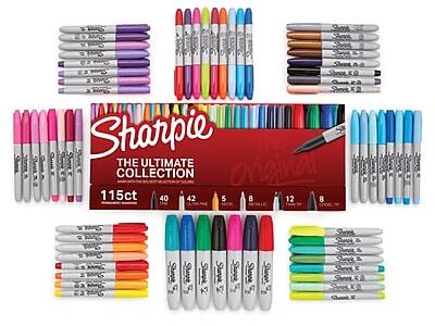 Sharpie  
The Ultimate Collection  
115ct  

40 Fine  
42 Ultra Fine  
5 Chisel  
8 Metallic  
12 Brush  
8 Gel  

Original Colors