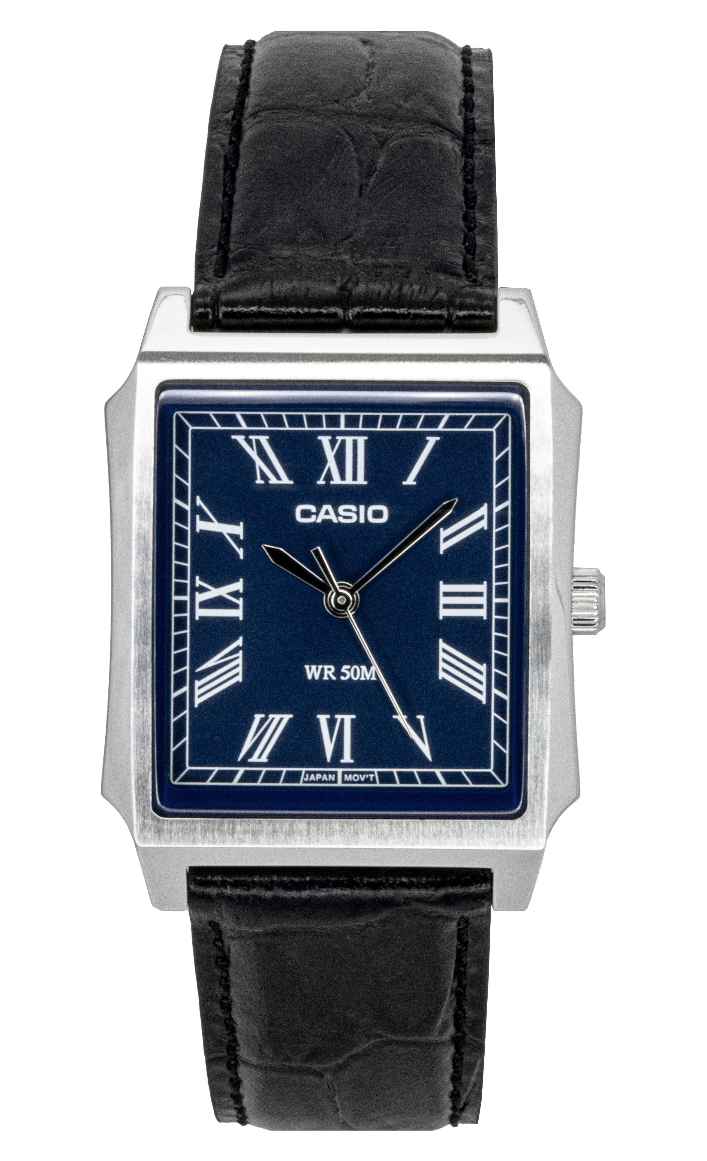 Casio Standard Analog Leather Strap Dial Quartz MTP B190L 2BV