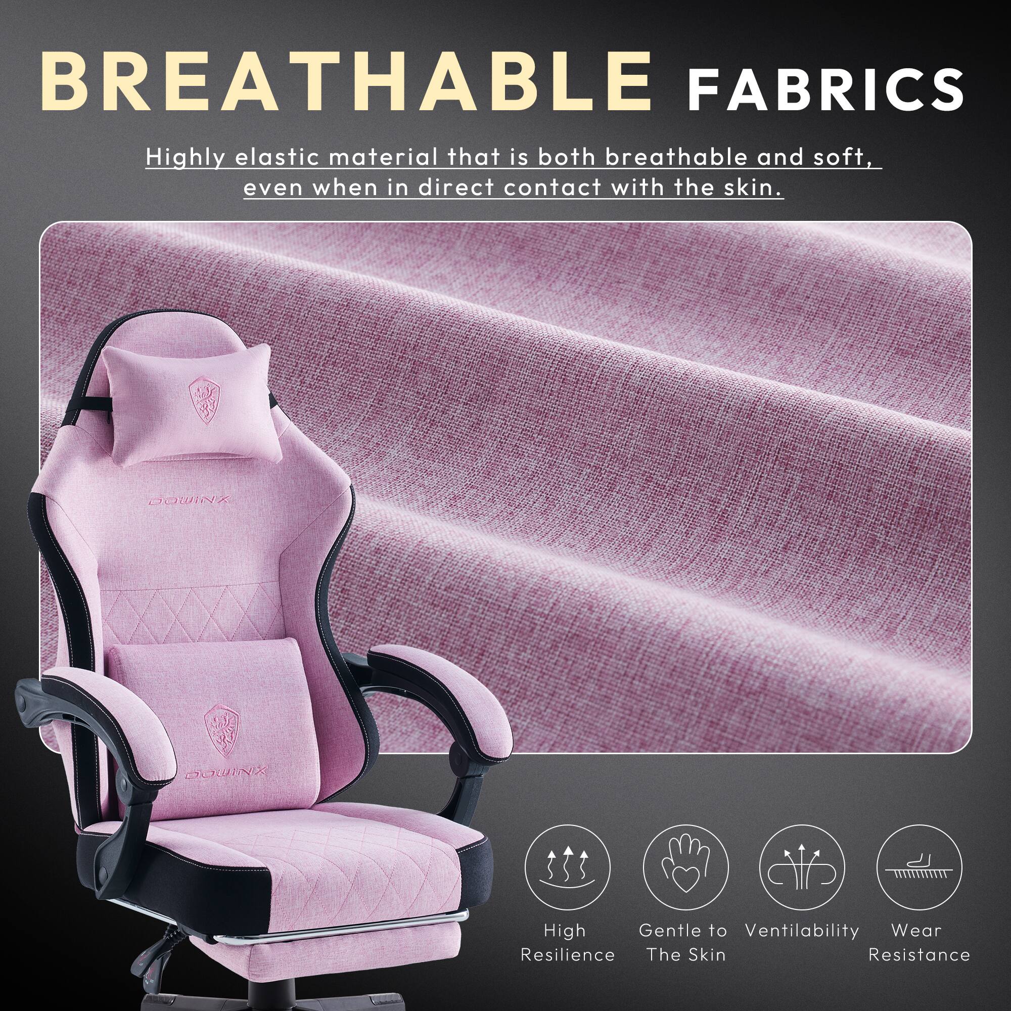 BREATHABLE FABRICS

Highly elastic material that is both breathable and soft, even when in direct contact with the skin.

- High Resilience
- Gentle to The Skin
- Ventilability
- Wear Resistance