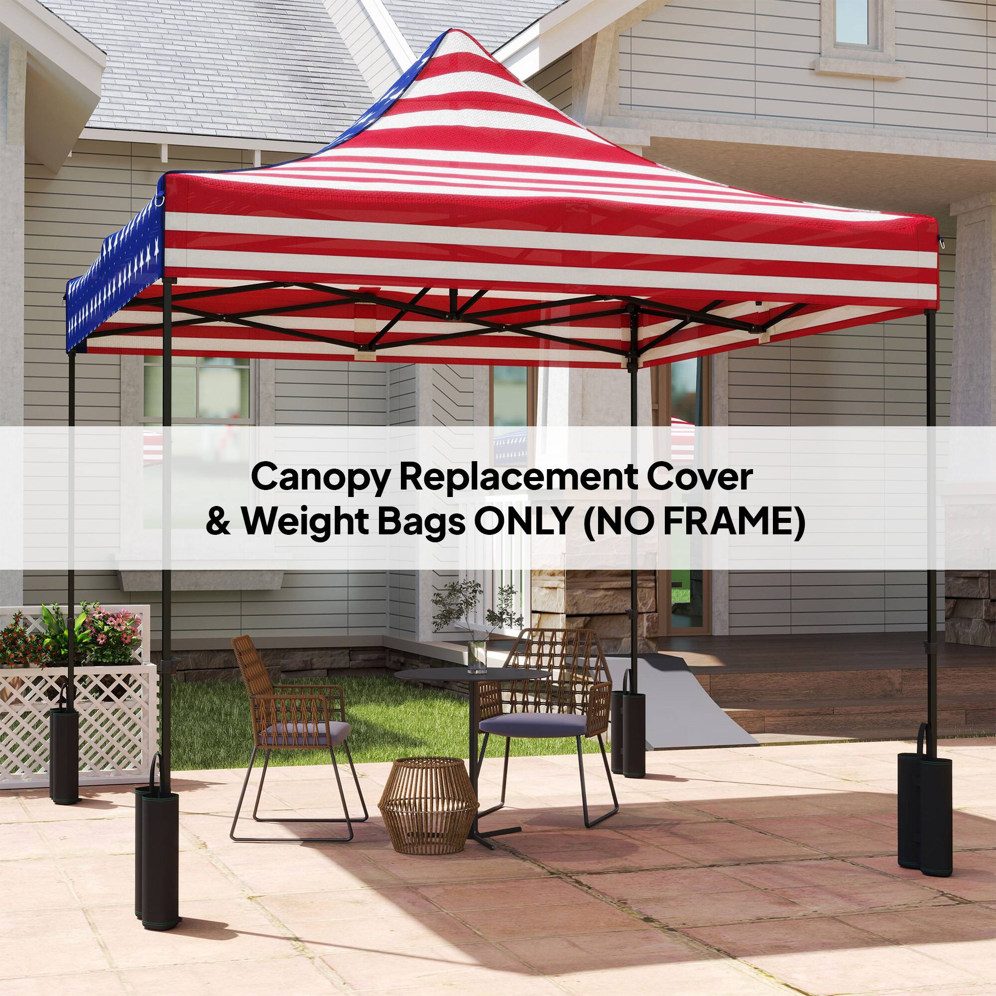 Canopy Replacement Cover & Weight Bags ONLY (NO FRAME)