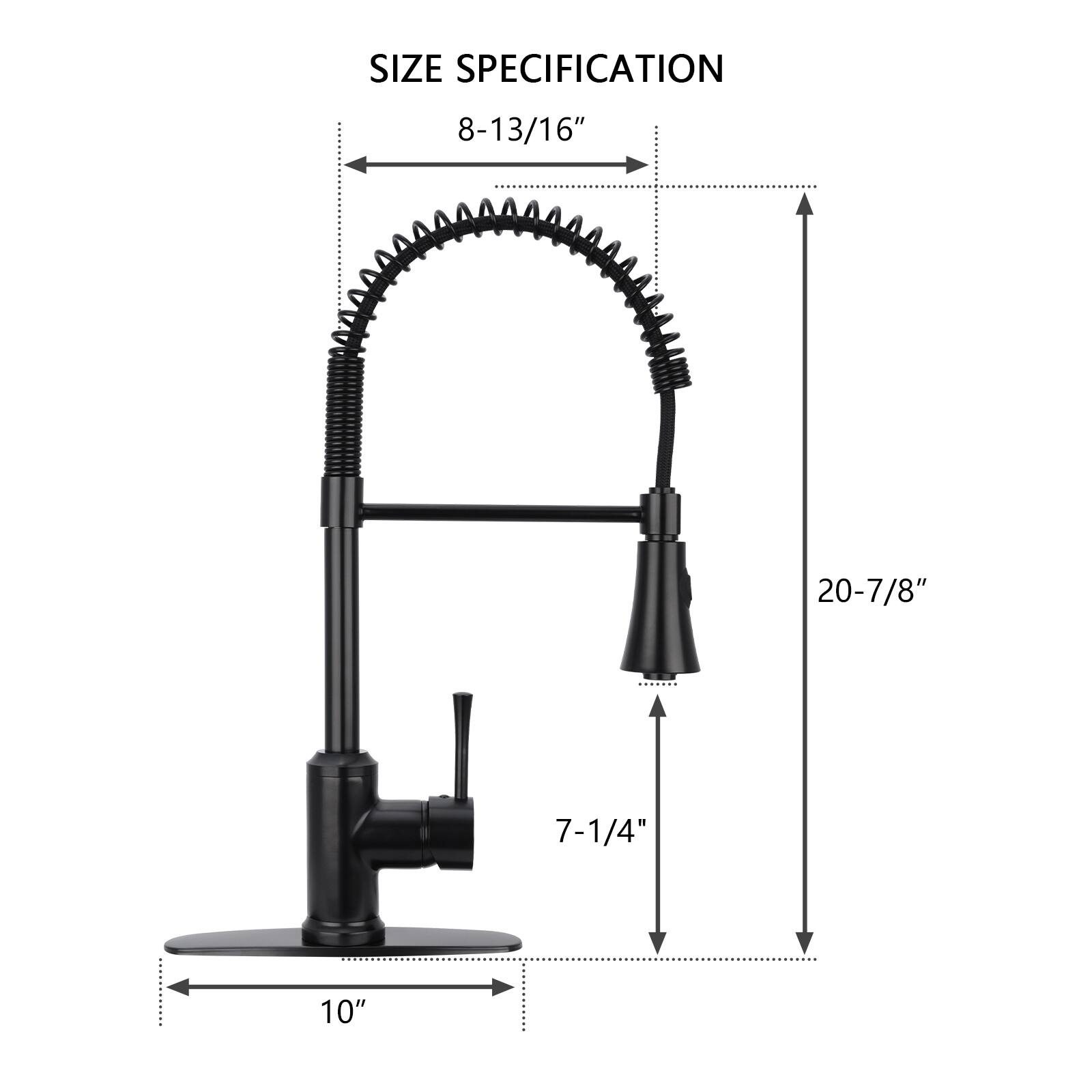 SIZE SPECIFICATION  
8-13/16"  
20-7/8"  
7-1/4"  
10"